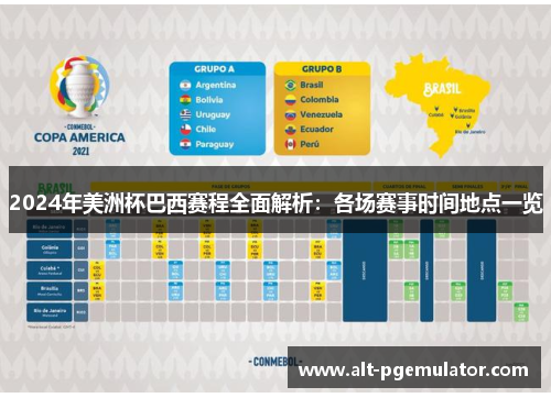 2024年美洲杯巴西赛程全面解析：各场赛事时间地点一览