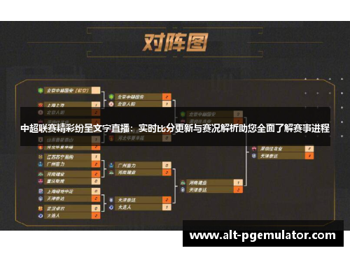 中超联赛精彩纷呈文字直播：实时比分更新与赛况解析助您全面了解赛事进程